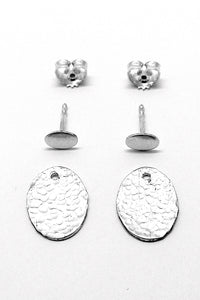 Banquet earrings in silver