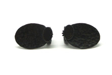 Load image into Gallery viewer, Banquet earrings in oxidized silver